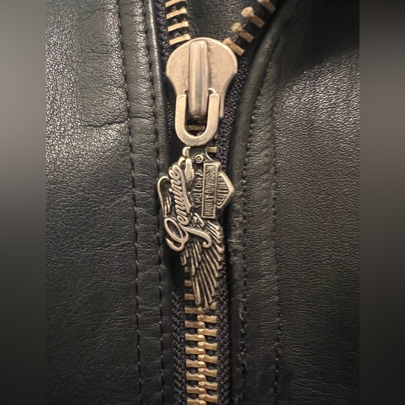 Rare, vintage, thick Harley Davidson Riding leather jacket. - Picture 5 of 12